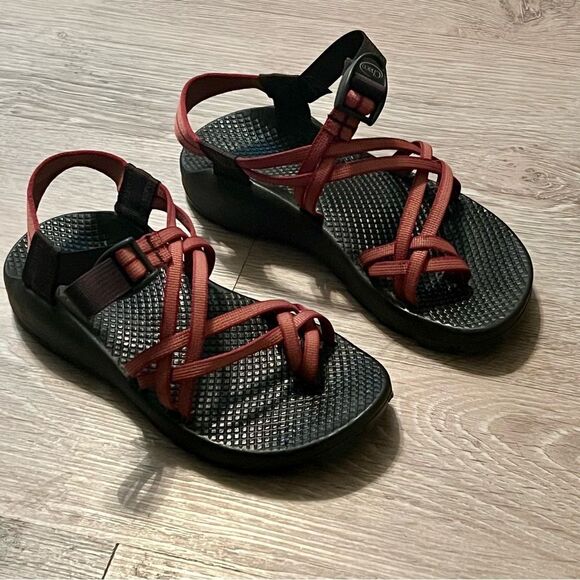Chaco Pink Black ZX/2 Cloud Ectotread Hiking Comfort Water Hiking Camp Sandal 7 - Picture 3 of 7